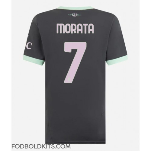 AC Milan Alvaro Morata #7 Tredjetrøje Dame 2024-25 Kortærmet